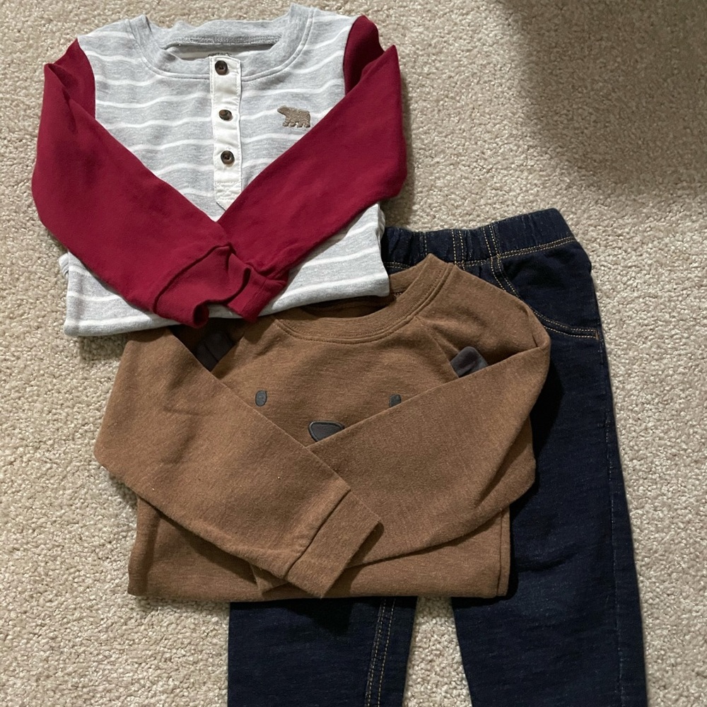 Boy outfit with 2 tops